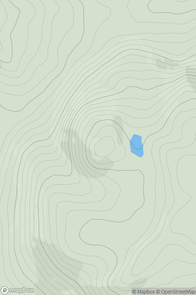 Thumbnail image for Beinn na h-Uamha [Mull and Nearby Islands] showing contour plot for surrounding peak